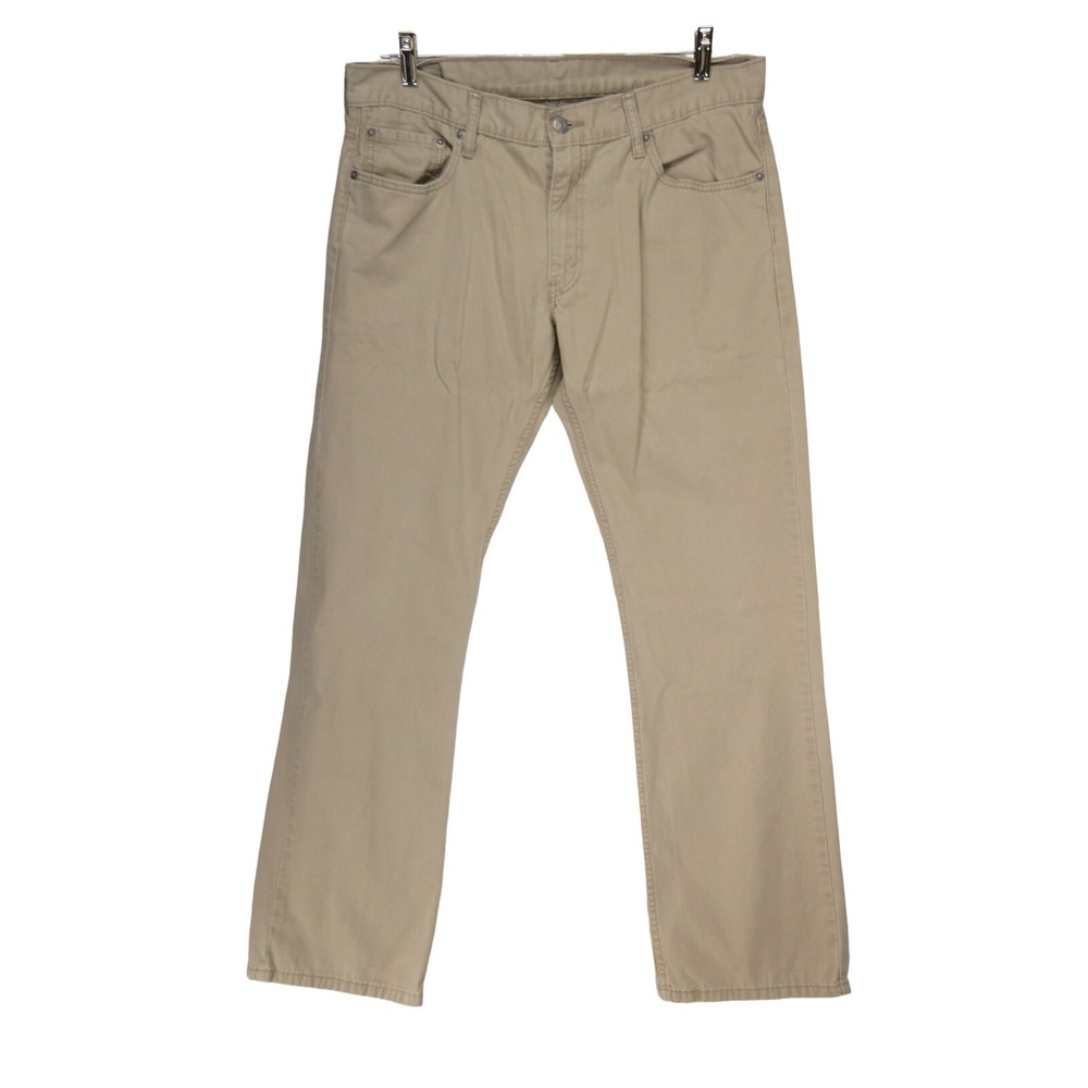 Levis 514 Beige Khaki Straight Leg Pants Jeans Mens Size 36x34 White Tag‎